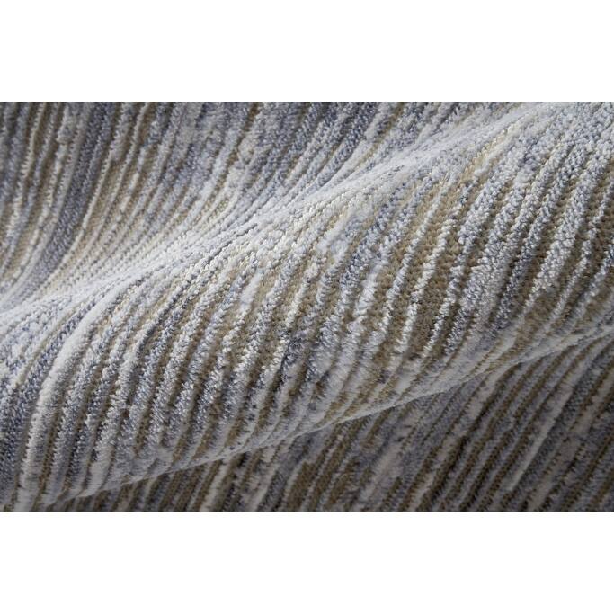 Wumih Power Loomed Abstract Modern Non Skid Area Rug By HomeRoots - 10' Runner