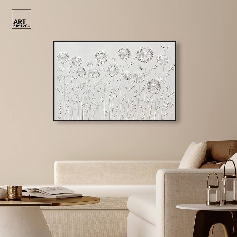 Floral Lace II Canvas by Art Remedy