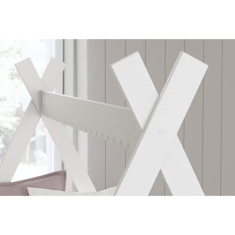 Signature Design by Ashley Hallityn White Full Tent Bed