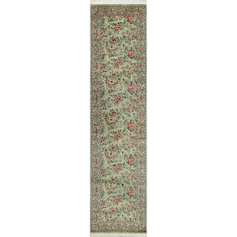 Pak-Persian Nezaket Grey/Red Runner - 2'7" x 11'0"
