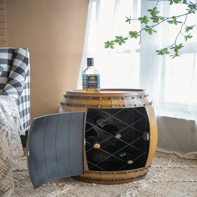 20.5x20.5x24" Drum Side Table
