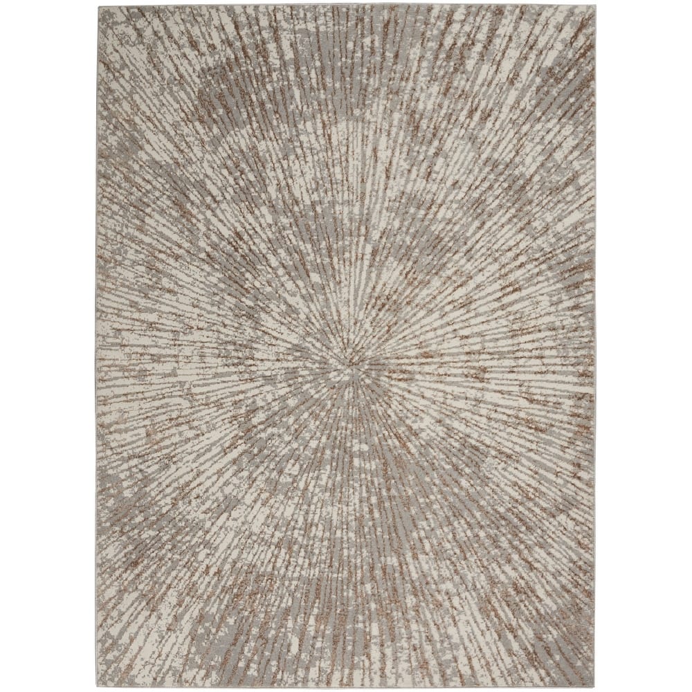 Nourison Home Metallic Modern Abstract Area Rug
