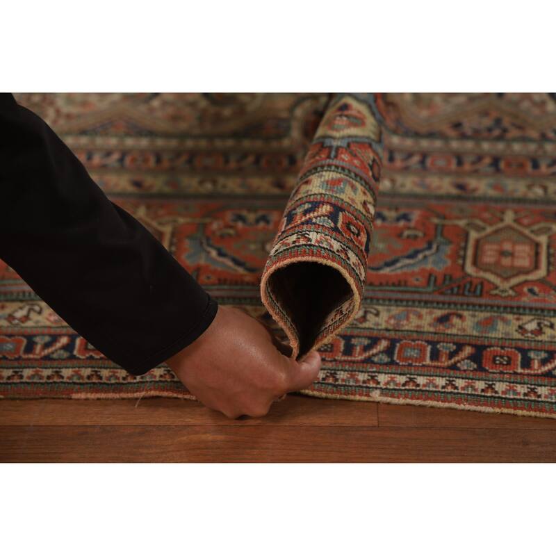 Vegetable Dye Tabriz Persian Area Rug Handmade Wool Carpet - 8'11"x 13'4"