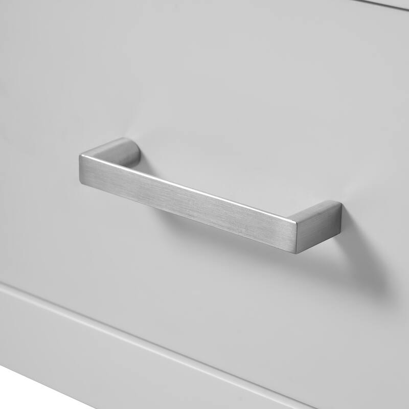 GDFStudio - Transitional Double Bathroom Vanity Set, Dual Undermount Sink, Soft-Close Doors & Double-Layer Door Shelf, Set of 2