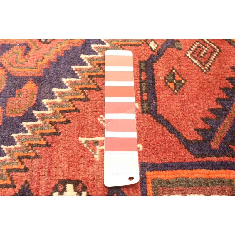 ECARPETGALLERY Hand-knotted Andelz Dark Red Wool Rug - 4'0 x 5'10