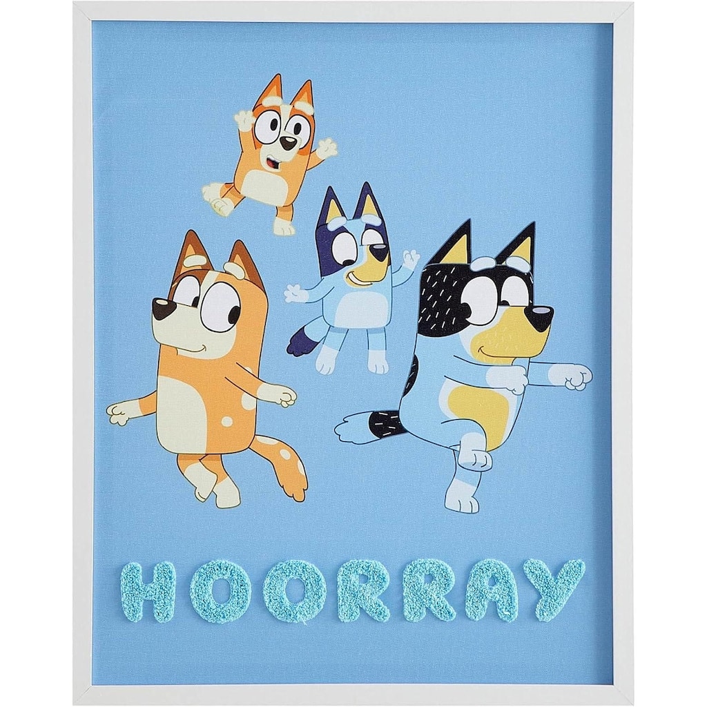 Bluey Family Tufted Wall Art Décor