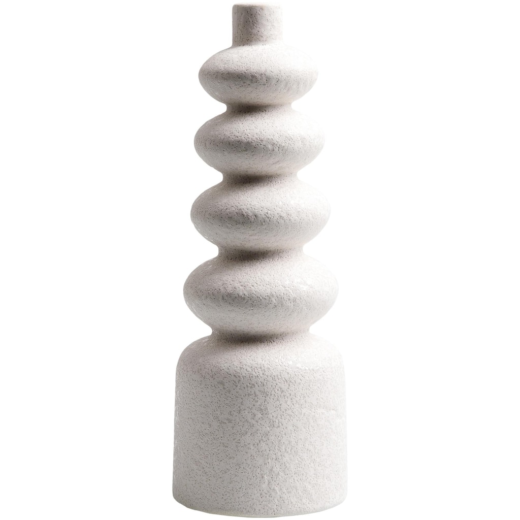 Ambrosis Modern Stacked Ceramic Tall Vase