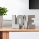 preview thumbnail 1 of 4, LOVE Block Letters Decor