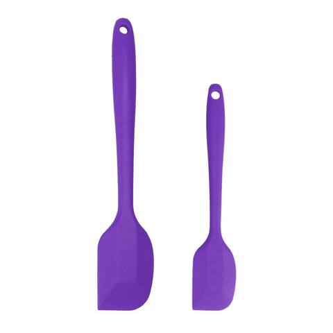 Silicone Set 2 Pcs Heat Resistant Rubber Turner Non Stick Spatula