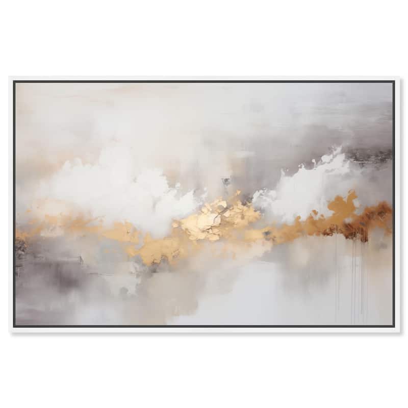 Cloudborn Glow I Canvas by Art Remedy - White - 36" x 24"