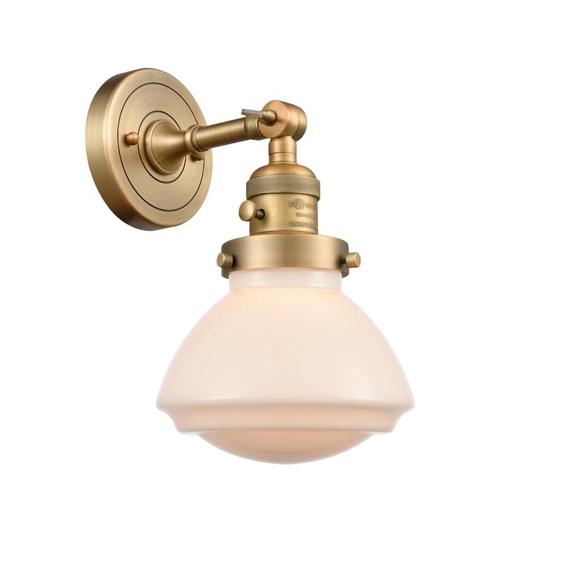 Innovations Lighting Olean 8" Tall Bathroom Sconce