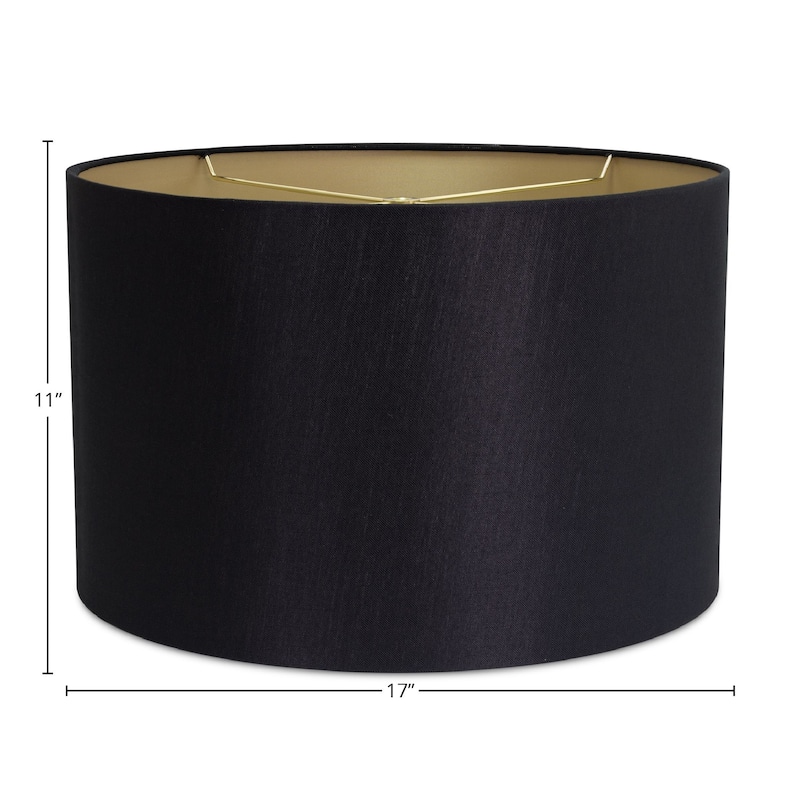 Linen Drum Lamp Shade