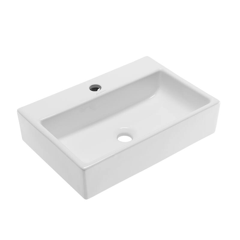 Swiss Madison SM-VS203 Claire 20" Rectangle Ceramic Vessel Sink