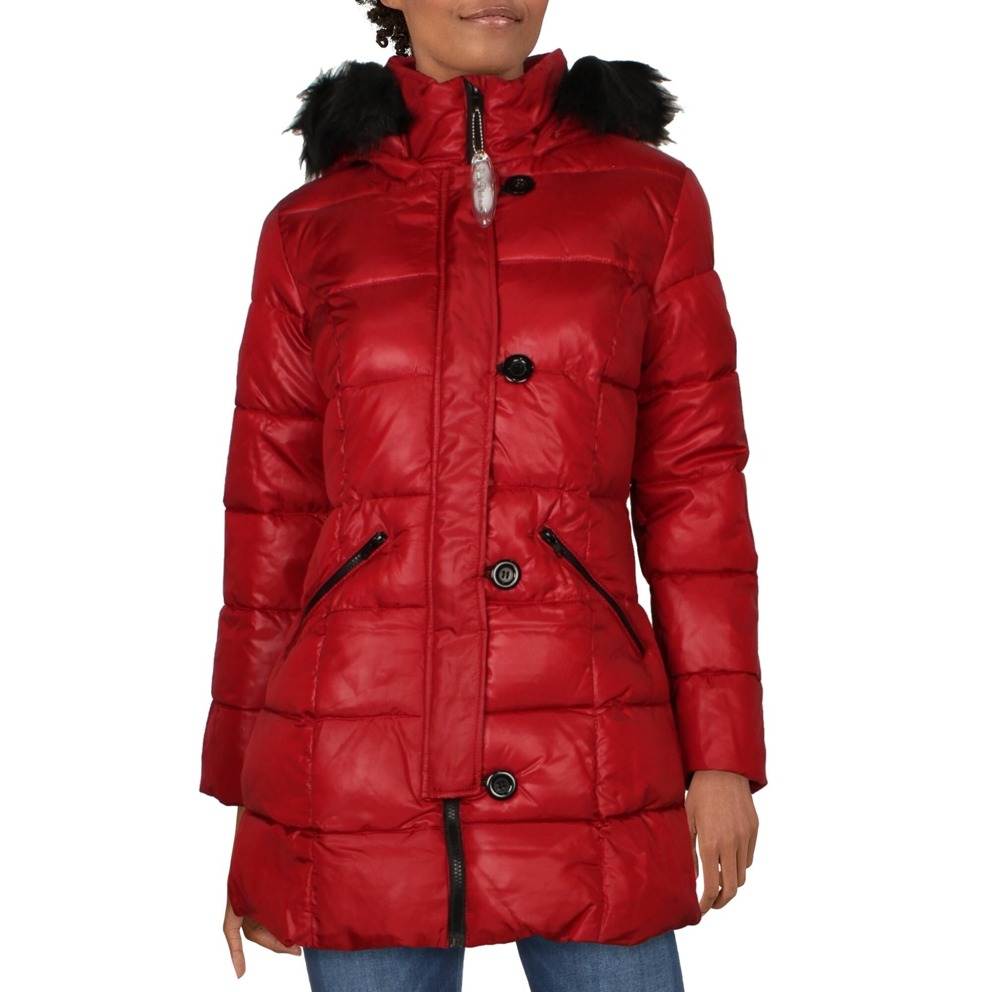 pink platinum puffer jacket