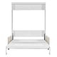 preview thumbnail 167 of 206, Queen Size Murphy Bed Cabinet Wall Bed Space-Saving Sleeping Arrangement with Sofa for Small Apartment Studio, Hide Away Bed