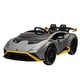preview thumbnail 8 of 26, Lamborghini children's electric four-wheel four-wheel drive with remote baby seating toy car Grey
