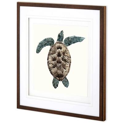 Mosaic Turtle II Framed Art Print
