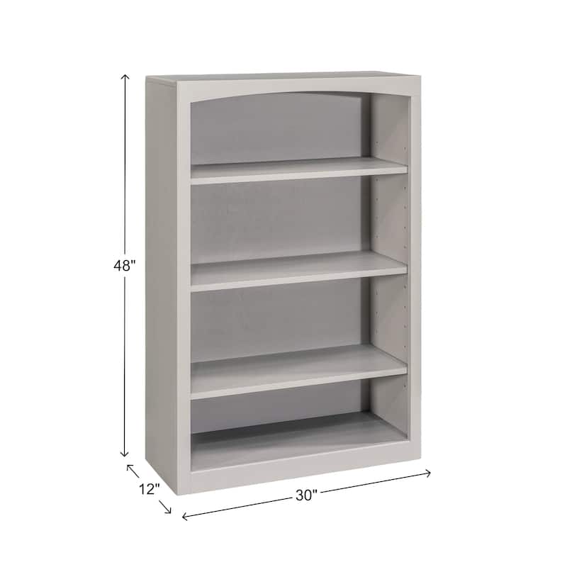 Arch+Haven Solid Wood Bookcase 30 x 48