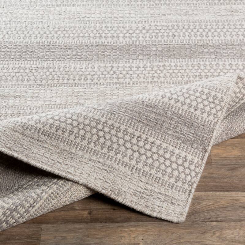 Livabliss Arica Handmade Casual Stripe Wool Area Rug