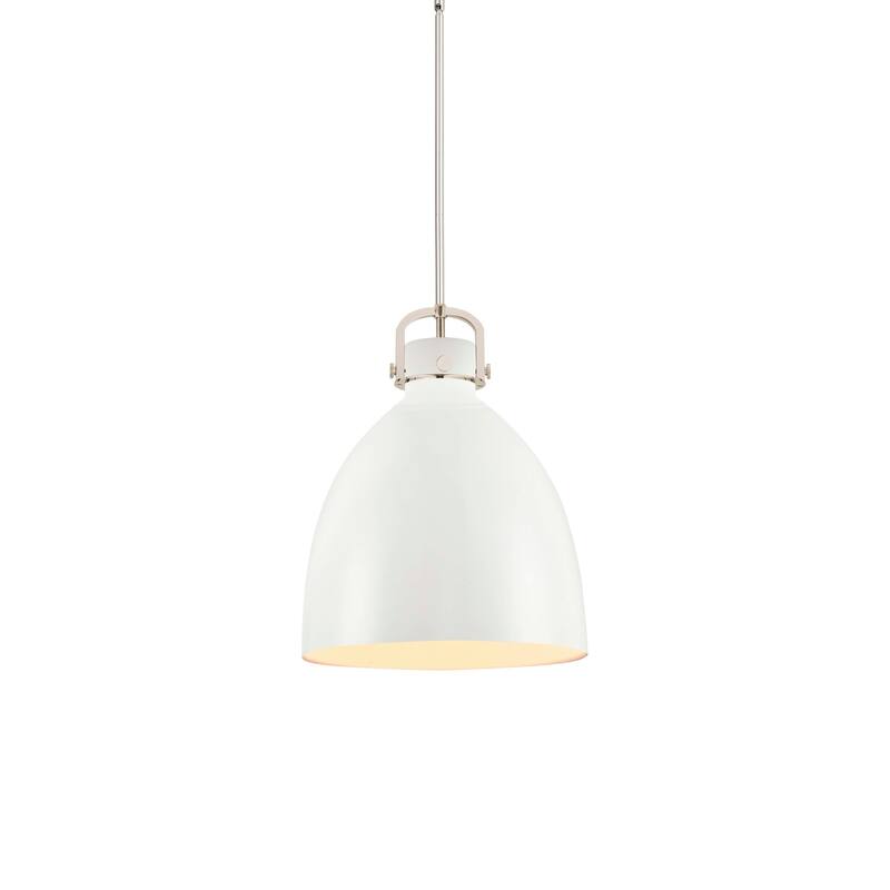 Innovations Lighting 410-1SL-20-16 Newton Bell Pendant Newton Bell 16" - Polished Nickel