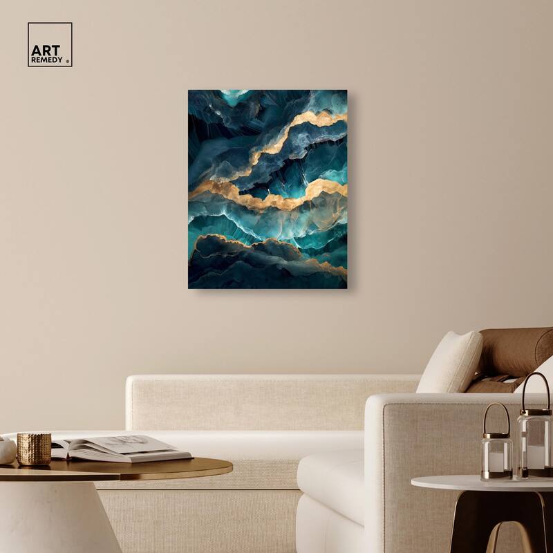 Power Edge I Canvas by Art Remedy, Gallery Wrapped