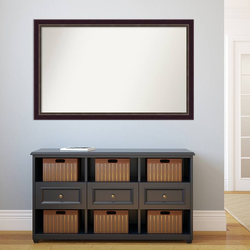 Oversized Wall Mirror Choose Your Custom Size - Signore Bronze Frame
