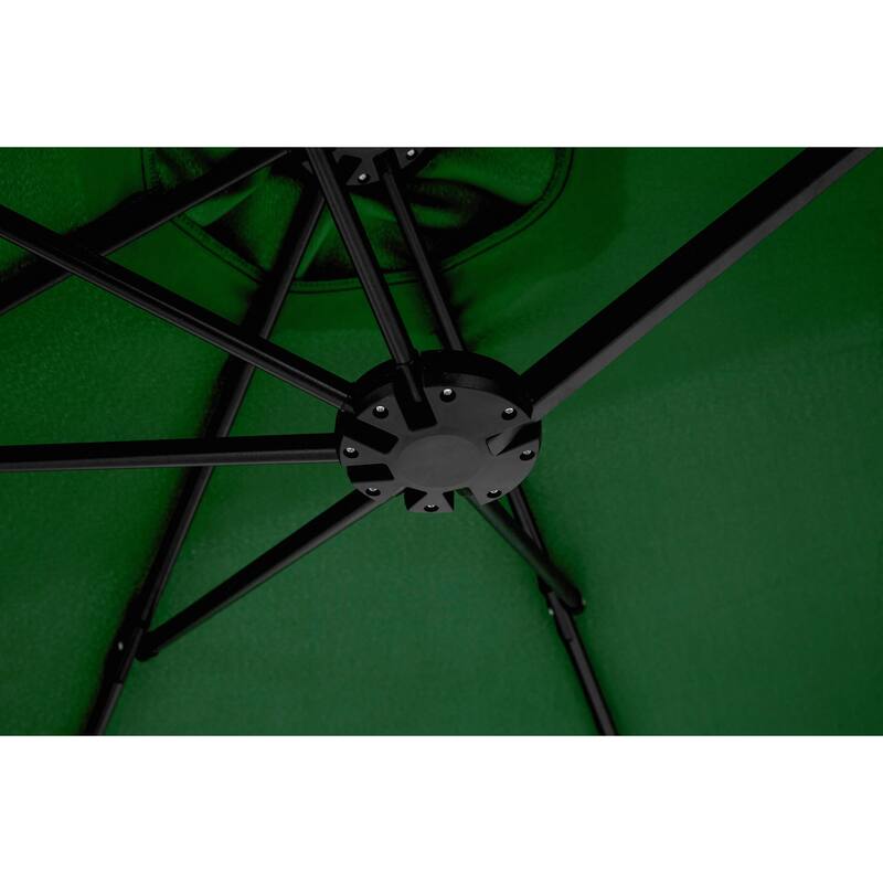 14.8 Ft Double Sided Outdoor Umbrella Rectangular Large with Crank, For Backyard, Lawn and Garden