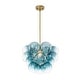 preview thumbnail 60 of 63, Glam Single-light Dining Room Glass Globe Bubble Chandelier - 17.7 in