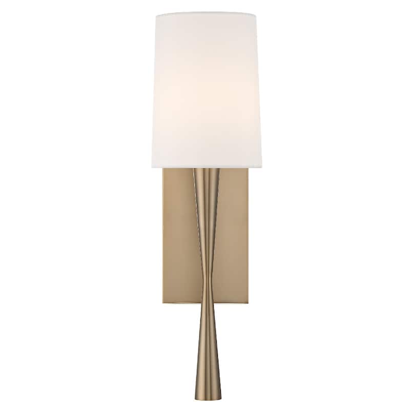 Trenton 1 Light Aged Brass Wall Mount - 5.5'' W x 18.5'' H x 6.5'' D