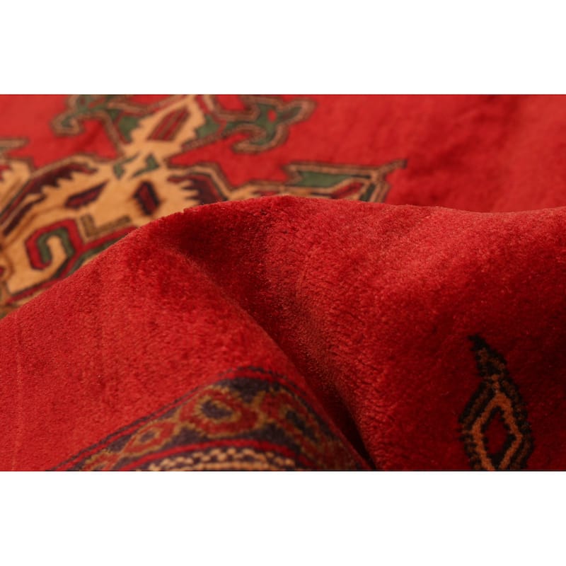 Teimani Red Rug 3'11" x 6'2" - 3'11 x 6'2