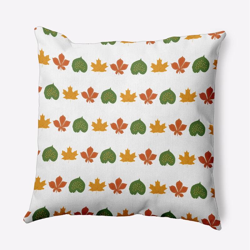 Leaf Stripe Accent Pillow - Scallion - 20" x 20"