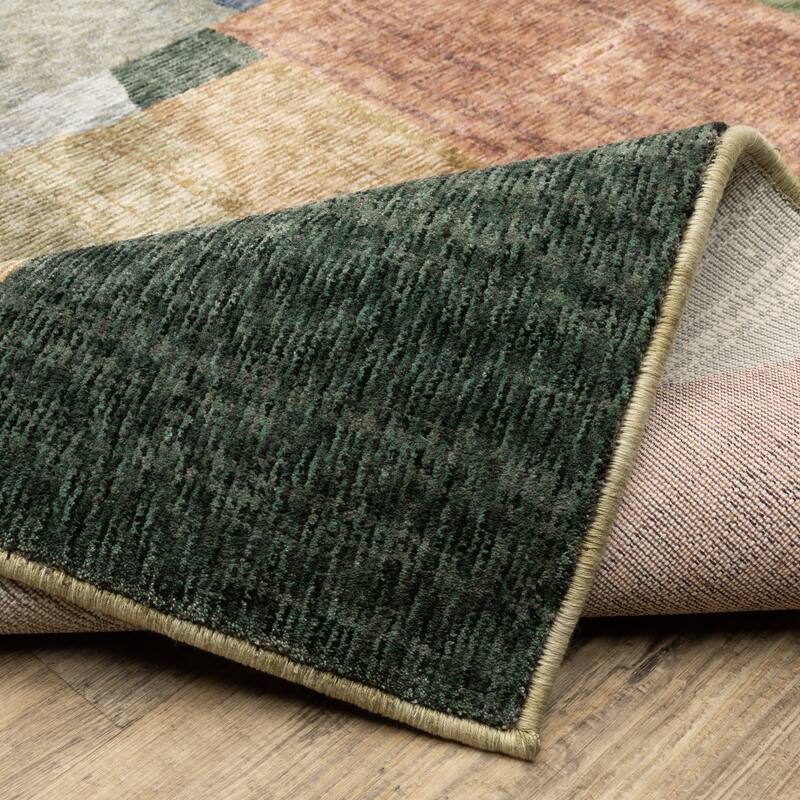 Tobias Modern Color Block Multi-colored Area Rug