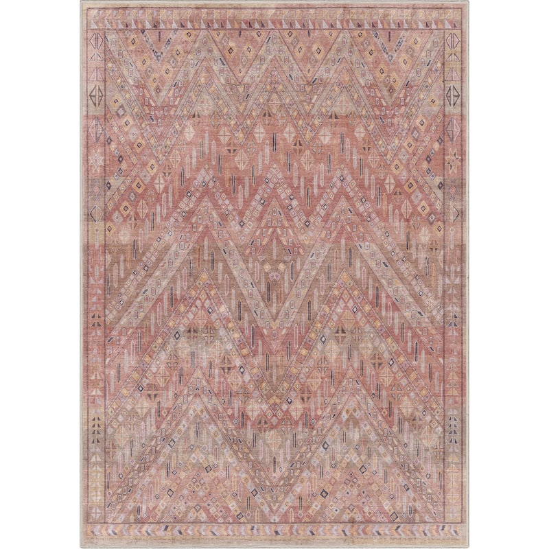 Well Woven Asha Vintage Anya Machine Washable Area Rug