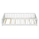 preview thumbnail 35 of 58, Floor Twin size Platform Bed with Built-in Book Storage Rack