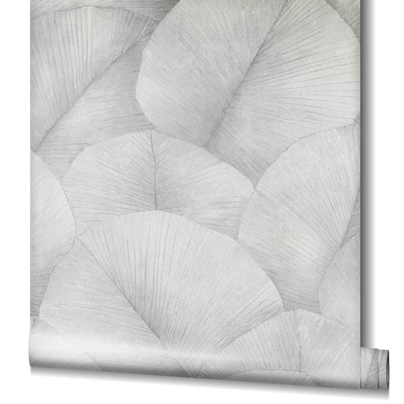 Galerie Wallcoverings Kumano Textured Palm Leaf Vinyl on Non-woven Wallpaper Roll