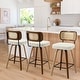 preview thumbnail 1 of 199, 26"/29" Swivel Bar Stools/ Counter Stools with Bentwood Legs