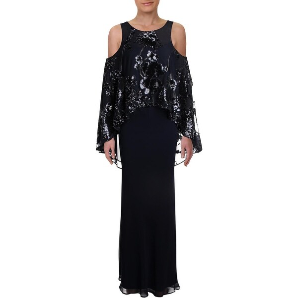 cold shoulder evening dresses