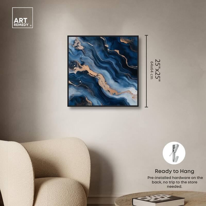 Deep Sea Geode II Canvas by Art Remedy