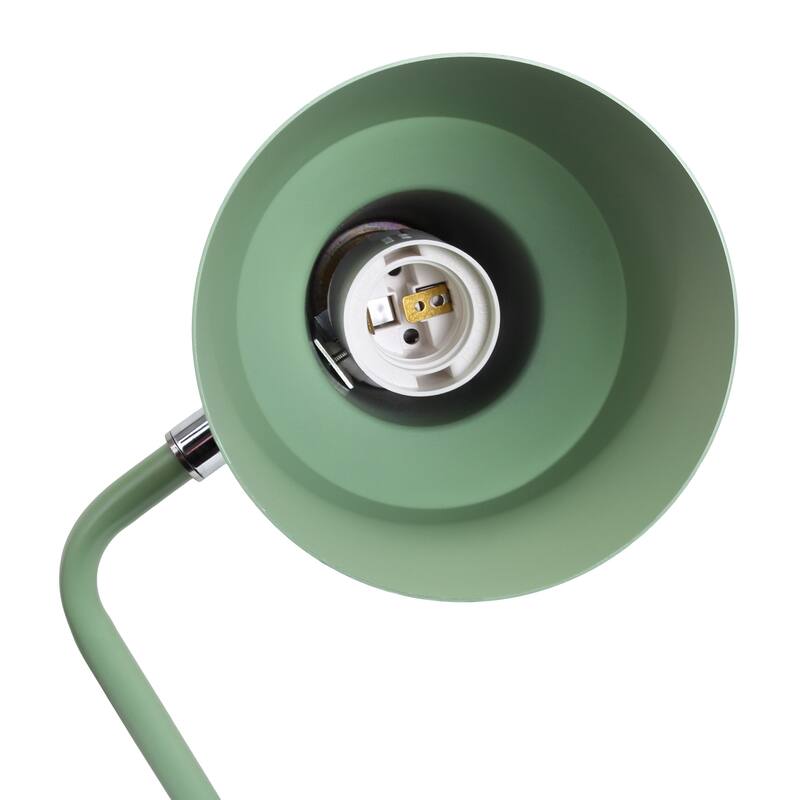 Gooseneck Desk Lamp with Cone Shade - 15.25" - Sage Green