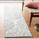 preview thumbnail 32 of 137, SAFAVIEH Handmade Capri Ilianka Wool Rug 2'3" x 15' Runner - Ivory/Blue - Runner