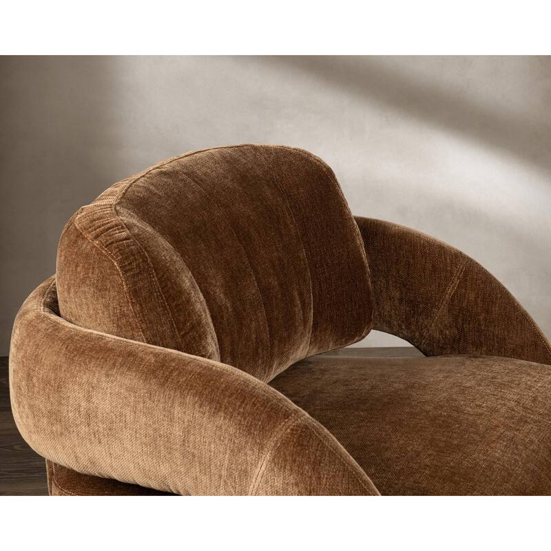 Classic Home Salino Upholstered Fabric Lounge Accent Chair