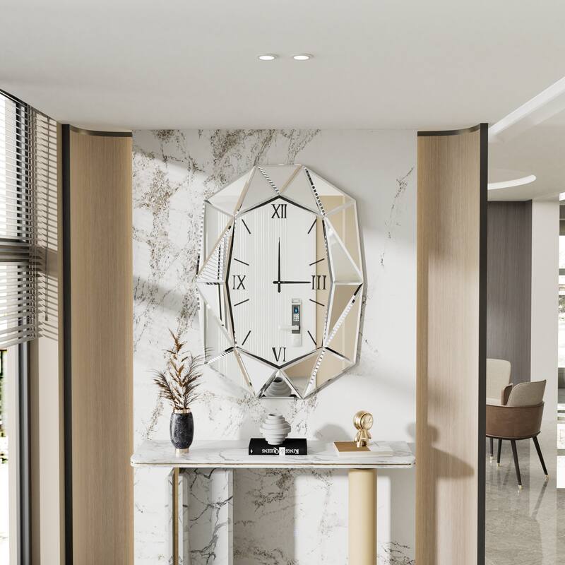 Diamond Beveled Edge Bathroom Wall Vanity Mirror