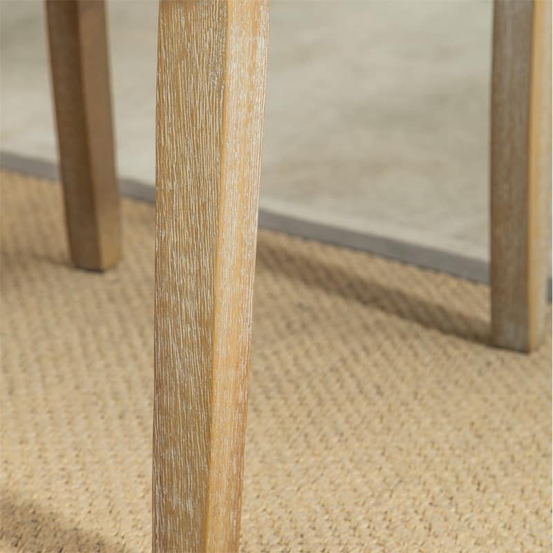 Solid Wood Tufted Parsons Dining Chair (Set of 2)