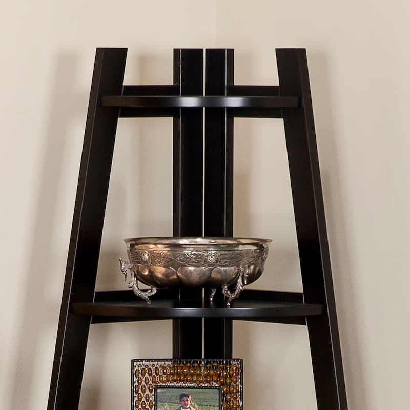 Danya B. 5-Tier Corner Ladder Display Bookshelf