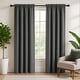 preview thumbnail 64 of 82, Deconovo 2-Pack Thermal Room Darkening Rod Pocket Curtains 42W x 45L - Grey