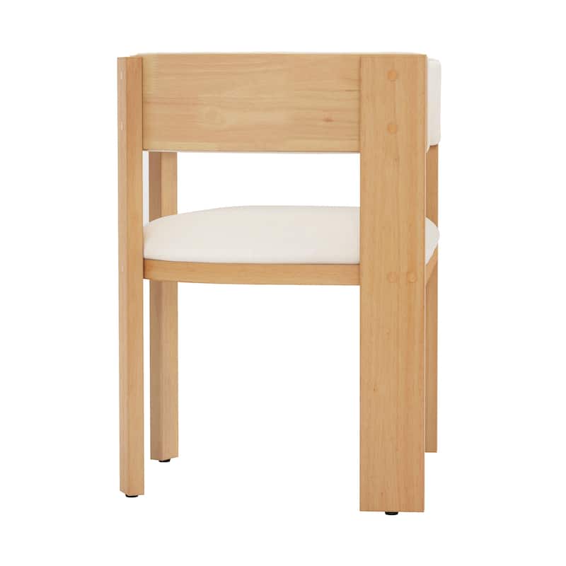 Upholstered Dining Chair Wooden Dining Chairs Set of 4 Modern Dining Room Chair for Kitchen Dining Room