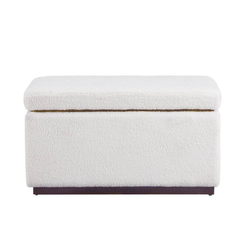 Rue Sherpa Rectangle Storage Ottoman
