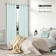 preview thumbnail 83 of 91, Deconovo 100 Percent Blackout with Liner Grommet Curtain (2 Panel)