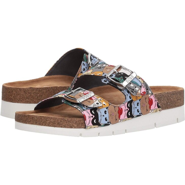 Slides Skechers Womens Memory Foam Double Strap Sandal ...