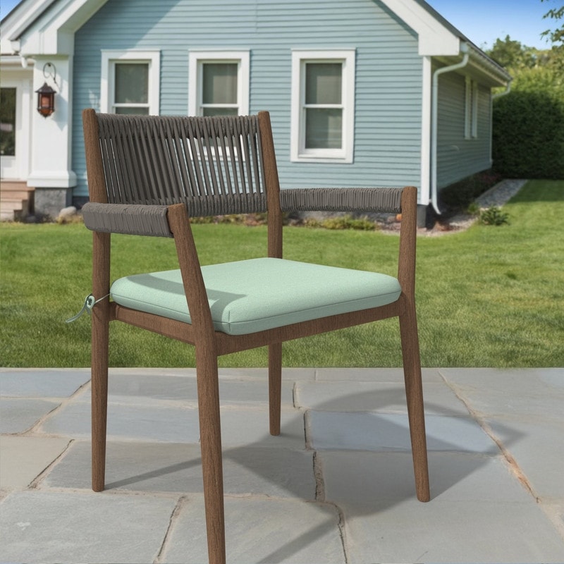 Covers&All Sunbrella Outdoor Dining Chair Cushions, Waterproof, Fade Resistant Seat Pads for Patio Furniture ( 18 x 18 x 3 )